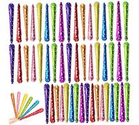 Makers de bruit pour les événements sportifs Thunder Sticks 50Pcs Noise Makers pour les événements sportifs Bâtons de tonnerre gonflables en plastique Boom lumineux Impression mignonne Cheer Fourn