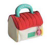 Makeup Bag for Travel Portable Toiletry Pouch House-Shaped Cosmetic Organizer Lightweight Waterproof Design Multipurpose Storage Ideal for Business Trips Home Things, 7.09x7.09x5.91in