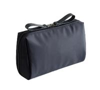 Makeup Bag Small, Small Makeup Bag for Purse, Cosmetic Bag for Purse, Portable Simple Waterproof Hand Travel Makeup Pouch, Women (Black)