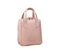 Makeup Bag - Stylish Handheld Bag Design | Portable Travel Makeup Bag with 2 Main Pockets Zipper Closure | Cosmetic Bag Ideal for Organizing Beauty Essentials at Home Or on The Go