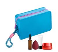 Makeup Bag, Travel Pouch, Cosmetic Pouch, Portable Bag, Zipper Pouch, Portable Makeup Pouch for Travel, Weekend, School, Business Trip, Beach Travel Organizer Waterproof Pouch Daily Essentials Easy S