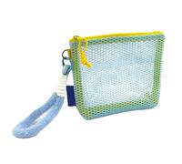 Makeup Bag, Travel Toiletry Bag, Lightweight Clear Mesh Pouch, Water-Resistant Zipper Organizer for Cruise, Dorm, Business Trip, Hospital, Airplane, Weekend, Hotel Travel