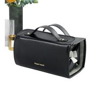 Makeup Bag with Compartments, 4-in-1 Roll-Up Storage Organizer, Portable Waterproof Toiletry Bag Travel, Versatile Cosmetic Case for Women and Men, 24x12x12cm/9.45x4.72x4.72 in