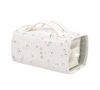 Makeup Bag with Compartments, 4-in-1 Roll-Up Storage Organizer, Portable Waterproof Toiletry Bag Travel, Versatile Cosmetic Case for Women and Men, 24x12x12cm/9.45x4.72x4.72 in