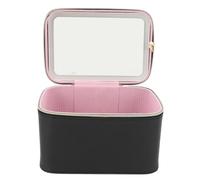 Makeup Bag with LED Light Mirror Makeup Storage Box Handheld Professional Makeup Bag Large Capacity