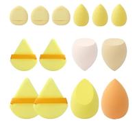 Makeup Blending Sponge - 14 Pieces Perfect Finish, Makeup Sponge Set, Foundation Blending Beauty Spponge | Powder Puff Long Lasting Beauty Spongee Wet & Dry Use for Women Girlfriend Mother Wife
