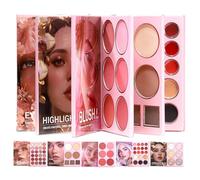 Makeup Book Palette,-6 Colors Concealer, 7.87x5.51 inches 24 Colors Eyeshadow Palette for Women Girls, Travel Beauty Kit for Daily Makeup, Party, Stage, and Travel Cosmetics