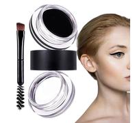 Makeup Brow Pomade, Highly Pigmented Formula, 1.69x1.3inlong-Lasting Natural Finish, Smooth Easy Application, Waterproof Eyebrow Cream for Dating, Travel, Present