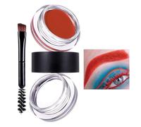 Makeup Brow Pomade, Highly Pigmented Formula, 1.69x1.3inlong-Lasting Natural Finish, Smooth Easy Application, Waterproof Eyebrow Cream for Dating, Travel, Present