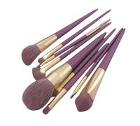 Makeup Brush - 9 Piece Soft Non Slip Grip Stability Facial Beauty Tool, Smooth Blending Experience Brushes For Makeup,for Skin Women Lip Brow Eyebrow Eyelash