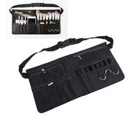Makeup Brush Bag with Belt Multi Pocket Adjustable Large Capacity Professional Cosmetic Brush Belt for Fashion Stylist