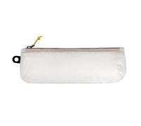 Makeup Brush Case, Makeup Brush Pouch Storage Bag, Portable Storage Organizer Large Opening Zipper For Cosmetic Women Girls Pencil Pen Home School Classroom College Business Trip Vacation, Blanc