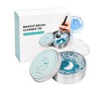 Makeup Brush Cleaner, 100g Washing Soap, Cosmetic Stain Remover, Beauty | Features reusable build, compact storage, joyful visuals, durable appeal, and multipurpose use for beauty routines and trips.