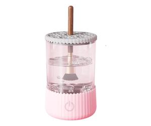 Makeup Brush Cleaner - Electric Cleaning Device Tool, Rapid Drying Spinner, Portable Cosmetic Maintenance Machine, Efficient Brush Care System | Deep Cleaning Solution for Home Travel Dressing Room Be