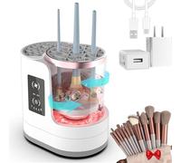 Makeup Brush Cleaner, Electric Makeup Brush Cleaner Machine With 13 Luxury Brushs Set, Portable & Automatic Deep Cleaning (Cleaner +13 Brush Set)