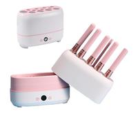 Makeup Brush Dryer Electric, Makeup Brush Dryer Machine, Outil de séchage poudreux, Sécheur de brosses de maquillage des éponges cuites lentement à température constante Charge USB pour la bouffée de