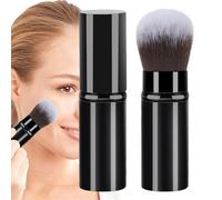 Makeup Brush for Foundation - Travel Makeup Brushes, Travel Makeup Brushes | Multipurpose Telescopic Cosmetics Brushes - Soft Face Makeup Brush for Blush, Bronzing Powder, Sunscreen, Face Cream
