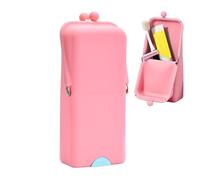 Makeup Brush Holder Cosmetic, Storage Suction Base Aid, Portable Toiletry Bag Tool with Smooth Texture, Sleek Radiant Accessory with Modern Style, Beauty Solution for Women Girls Travelers