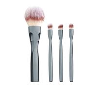 Makeup Brush Kit - 4 In 1 Magnetic Design, Soft Bristles Applicator, Eyeshadow Powder Tool, Face Blending Set | Face Powder Blush Eyeshadow Blending Home Office Travel For Daily Makeup Application
