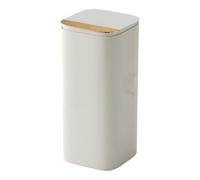 Makeup Brush Organizer for Vanity, 4.25x4.57x9.41 inchesAutomatic Lifting Holder, Four Grid Storage, Dustproof Lid Design, Space Saving Cosmetic Tool Box, Perfect for Dressing Table Bathroom