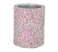 Makeup Brush Portez Organisateur en Plastique Plastique de Grande capacité Conteneur de brosses de Maquillage à l'épreuve de Grande capacité pour Dressing Disking Room (Argent)