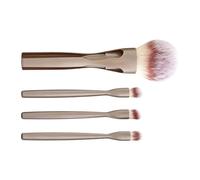 Makeup Brush Set - 4-in-1 Magnetic Portable Synthetic - Women Makeup Brushes Set Professional for Face Powder Blush Eyeshadow Blending Home Office Travel Outdoor Party