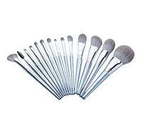Makeup Brush Set - Cosmetics Applicators Tool Kit | Makeup Brush Kit | 14Pcs Foundation Blending Eye Shadow Face Powder Brushs, Nylon PC Green Silver For Women Daily Practice Home Salon Travel