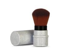 MAKEUP BRUSH SET SOFT NYLON HAIR PORTABLE STRETCHABLE HANDLE PINK BLUE GREEN BEIGE 8.5 * 3cm 35g SUITABLE FOR BOTH PROFESSIONAL AND HOME USE (Blue)
