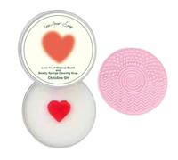 Makeup Brush Soap - Professional Cleanser Portable Wash Tool, Deep Cleaning Botanical Formula for Synthetic and Natural Bristles, Essential Beauty Care, Ideal for Travel Daily Maintenanc