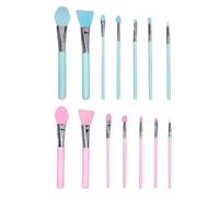 Makeup Brushes, Cosmetic Brushes, Multi-Purpose Eyeshadow Applicator Kit, Lightweight Design for Women, Beginner, Professional, Set of 14, 72g, Silicone and ABS Material