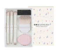 Makeup Brushes, Eyeshadow Brush Set, Makeup Brush Set with Storage Box, Portable Makeup Brushes, Beauty Tools for Eyes, Soft Makeup Brushes Set, 8-Piece Makeup Brush Set, Makeup Brushes for Cheeks