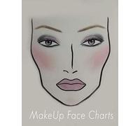 MakeUp Face Charts Notebook: Face charts for makeup artists blank paper sheets notebook, your professional makeup artist book portfolio, face mapping chart, face chart makeup book.