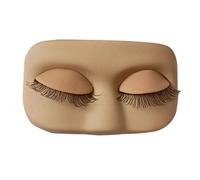 Makeup Mannequin Head,Realistic Silicone Model - Eyelash Extension Mannequin Face,for Women Girls Beginners Professionals Training Beauty Salon Studio