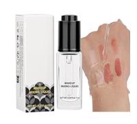 Makeup Mixing Liquid, Mascara Mixing Liquid, Multi-Use Cosmetic Drops Formula with Blend Effect, Makeup Enhancer Solution, Powder Pigment System, Foundation Eyeshadow Blush Application Use
