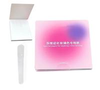 Makeup Mixing Palette Paper - 100 Sheet Waterproof Cosmetic Palette Paper, Color Mixing Tool, Practice Makeup Papers for Women Girls Manicure Nail Painting Coloring DIY Blending