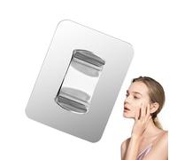 Makeup Mixing Tray - Stainless Steel Handheld Cosmetic Palette, Compact Liquid Foundation Blending Board Small 4.2x3.3cm 13g, Rustproof Professional Tool | Versatile Beauty Blending Dish for Eye Shado