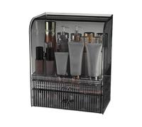 Makeup Organizer with Lid, Cosmetic Display Case, Portable Vanity Organizer, Makeup Storage Box,Lipstick Organizer,Makeup Storage Box Portable Vanity Cosmetics Organizer with Drawers for Countertop