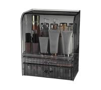 Makeup Organizer with Lid | Cosmetic Storage Box | Portable Vanity Organizer | Makeup Display Case | Makeup Storage Container Stylish & Elegant Look PEY for Organizing Cosmetics and Skincare Products