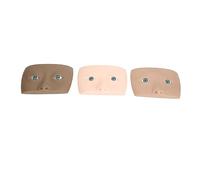 Makeup Practice Face Board 3d Silicone Cosmetic Mannequin pour l'entraînement en scène oculaire rose brun clair foncé