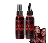 Makeup Props | Fake Blood | Realistic Washable Special | Make Up Kit | Fake Blood Set | Costume Blood Sticky Halloween Fake Blood Props For Zombie Vampire Dress Up Cosplay