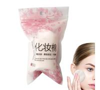 Makeup Remover Pads, Cotton Rounds, 2.36 Inches Facial Tool Natural Soft Wipes, Gentle Texture, Travel Ready Size, Face Cleaning Pad for Daily and Makeup Removal Use