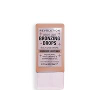 Makeup Revolution Gouttes bronzantes lumineuses Acide hyaluronique Bronze Calcine 23 ml