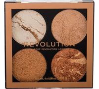 Makeup Revolution Cheek Kit Don't Hold Back Face Bronzing Highlighter Palette 4 Shades 8.8g