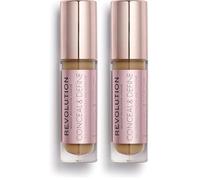 Makeup Revolution, Conceal & define, Anti-Cernes, C12.5, 4ml (Lot de 2)
