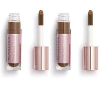 Makeup Revolution, Conceal & define, Anti-Cernes, C17, 4ml (Lot de 2)