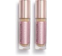 Makeup Revolution, Conceal & define, Anti-Cernes, C7, 4ml (Lot de 2)