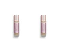 Makeup Revolution, Conceal & define, Fond de Teint, F8, 23ml (Lot de 2)