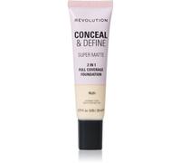 Makeup Revolution Conceal & Define fond de teint matifiant teinte F0.2N 23 ml