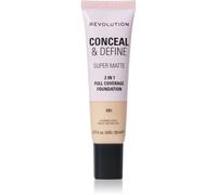 Makeup Revolution Conceal & Define fond de teint matifiant teinte F3N 23 ml