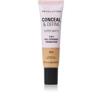 Makeup Revolution Conceal & Define fond de teint matifiant teinte F9.7W 23 ml